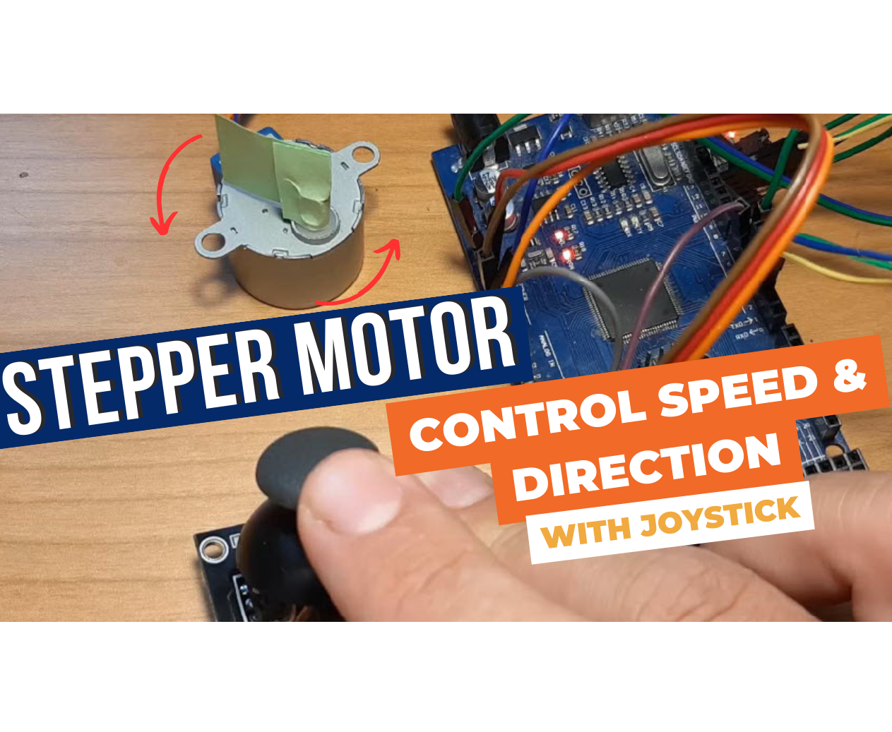 How to Control Stepper Motor With Joystick Using Arduino