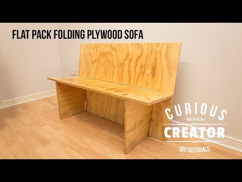 #40 Folding Flat Pack Plywood Sofa