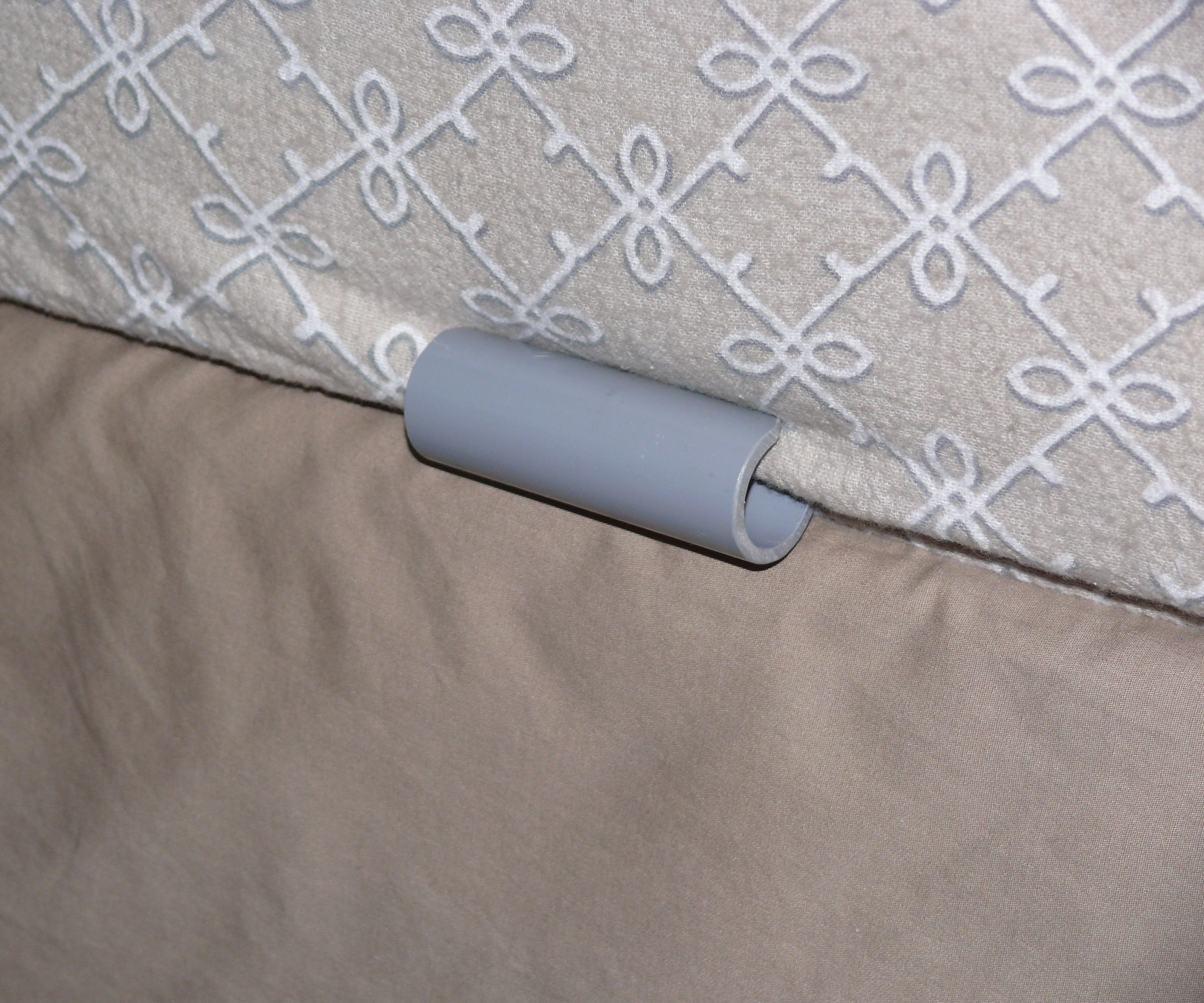 Bed Sheet Clips From PVC Pipe