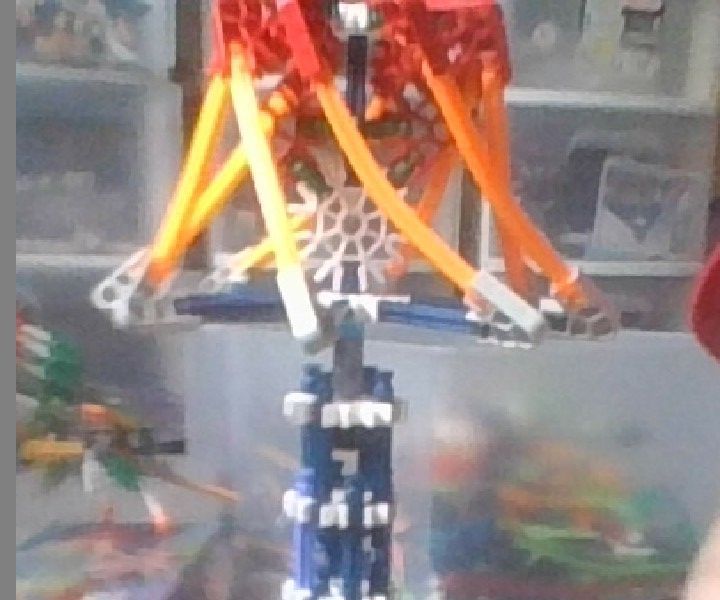 Tall Knex Lamp
