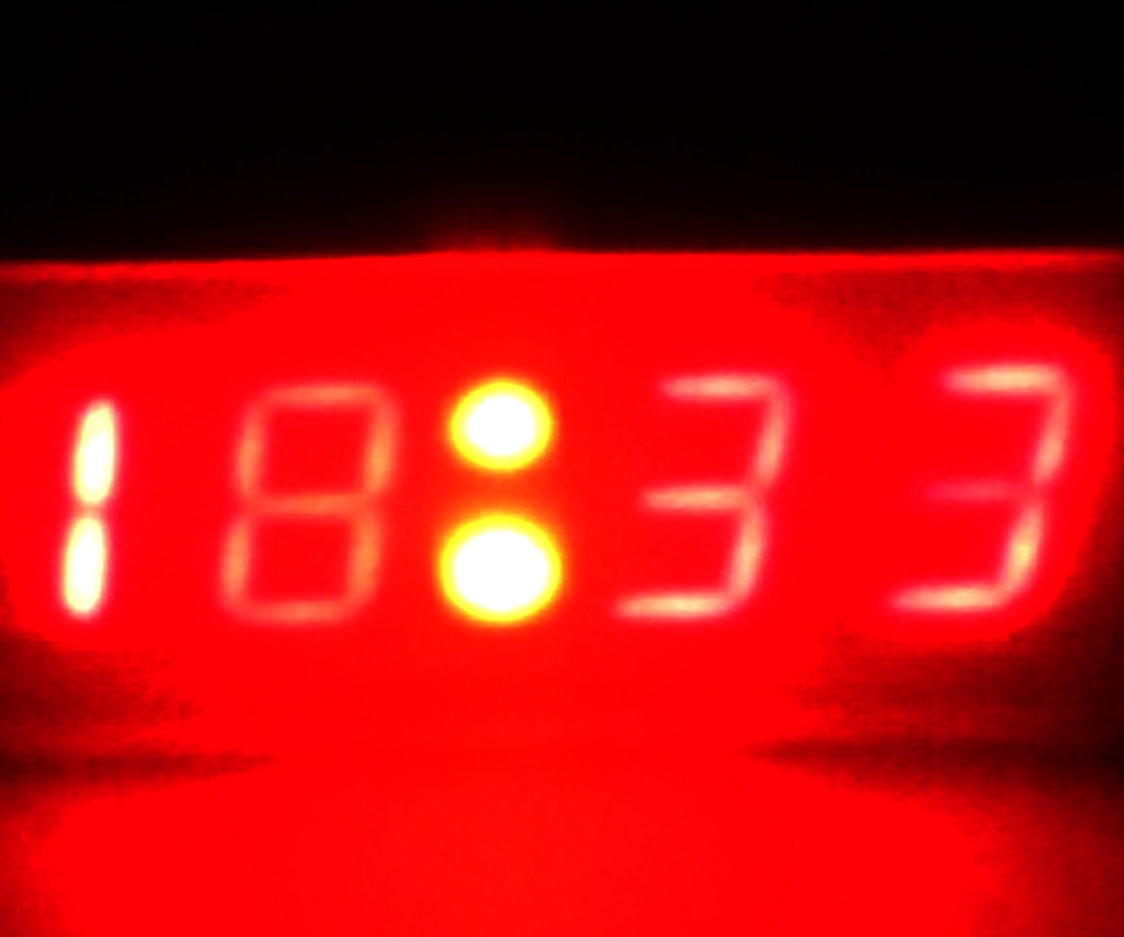 Arduino 7 Segment Display Clock (+sound Activation)