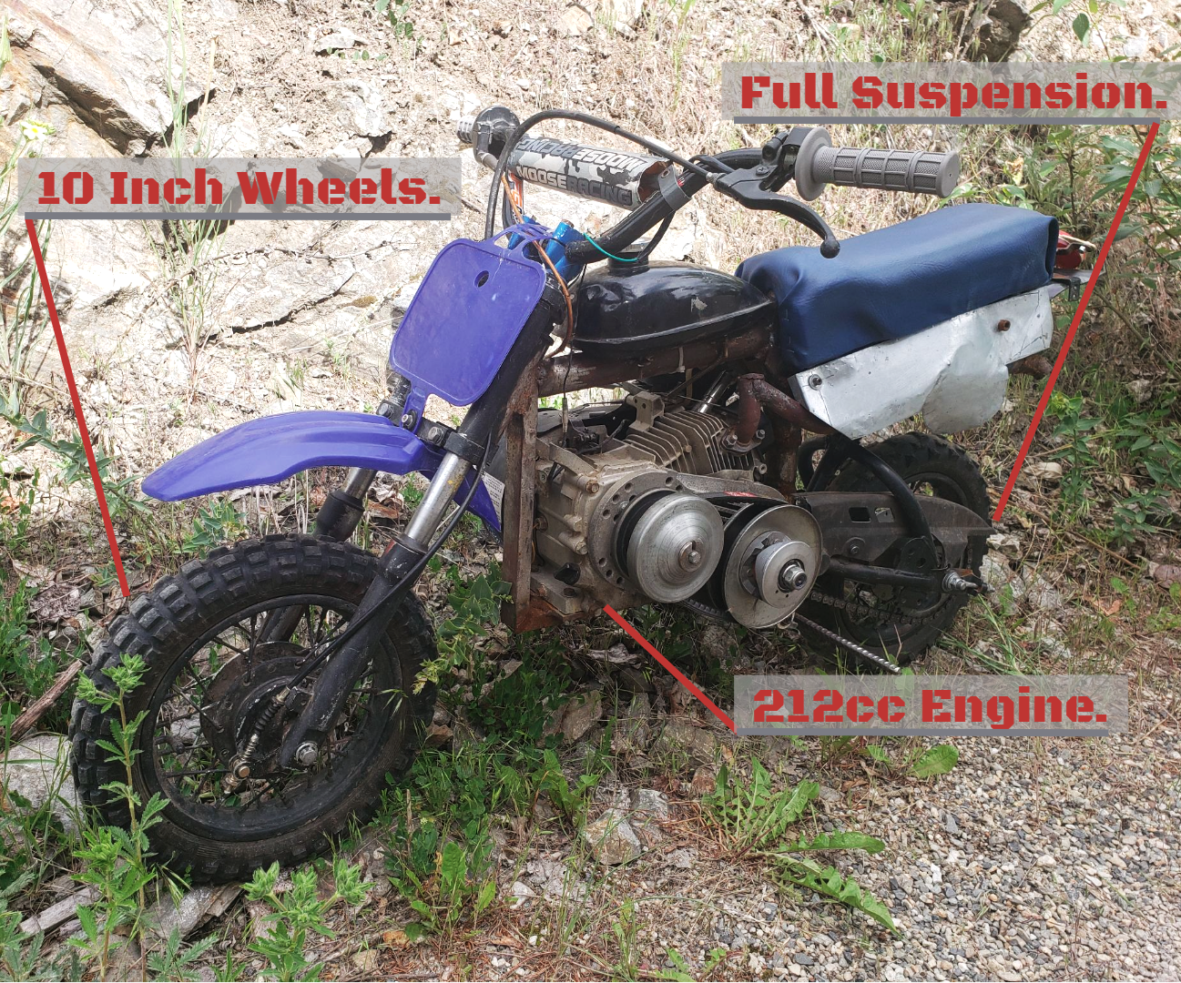 212cc Gas Pit Bike