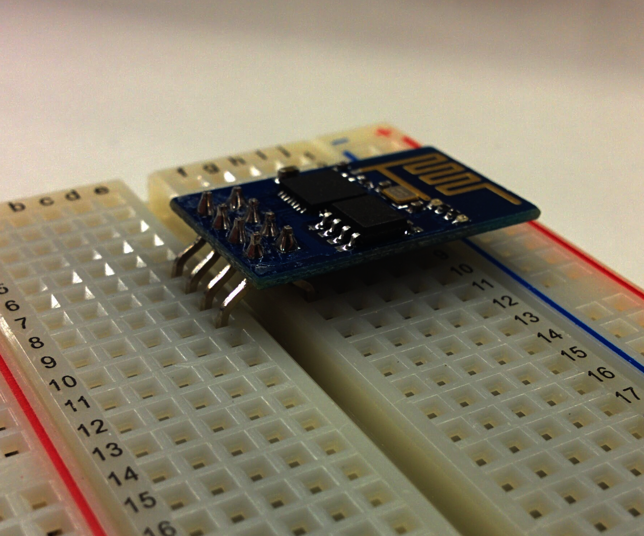 Making ESP8266-01 Module Breadboard Friendly