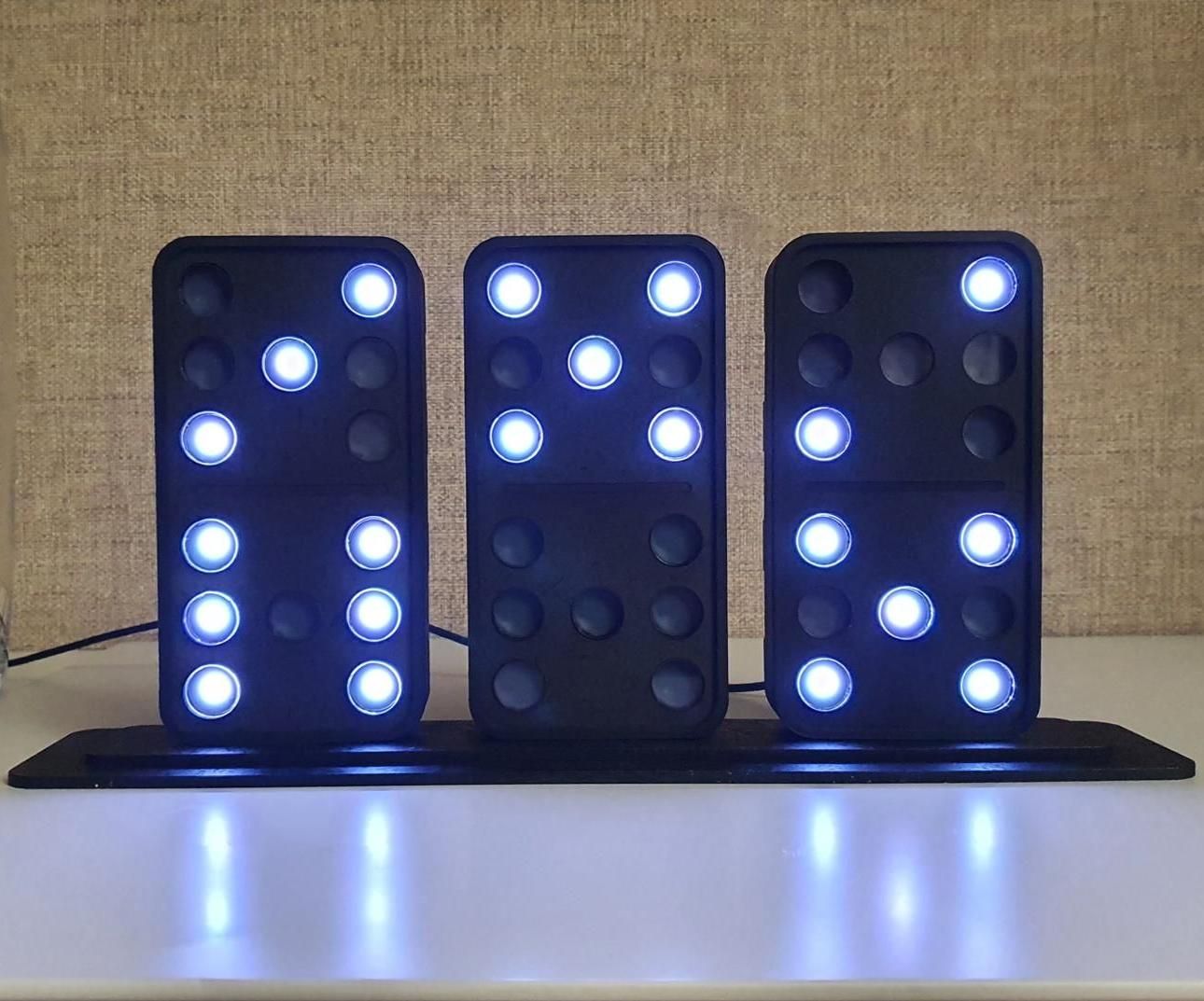 Elegant Domino Clock