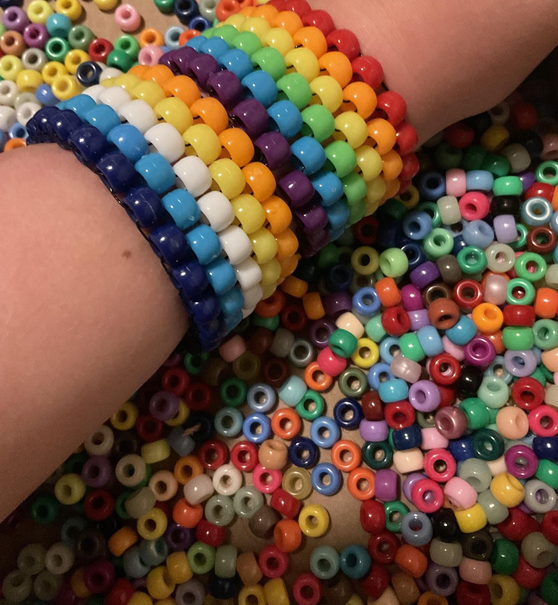 How to Make a Flat Stitch Kandi Cuff