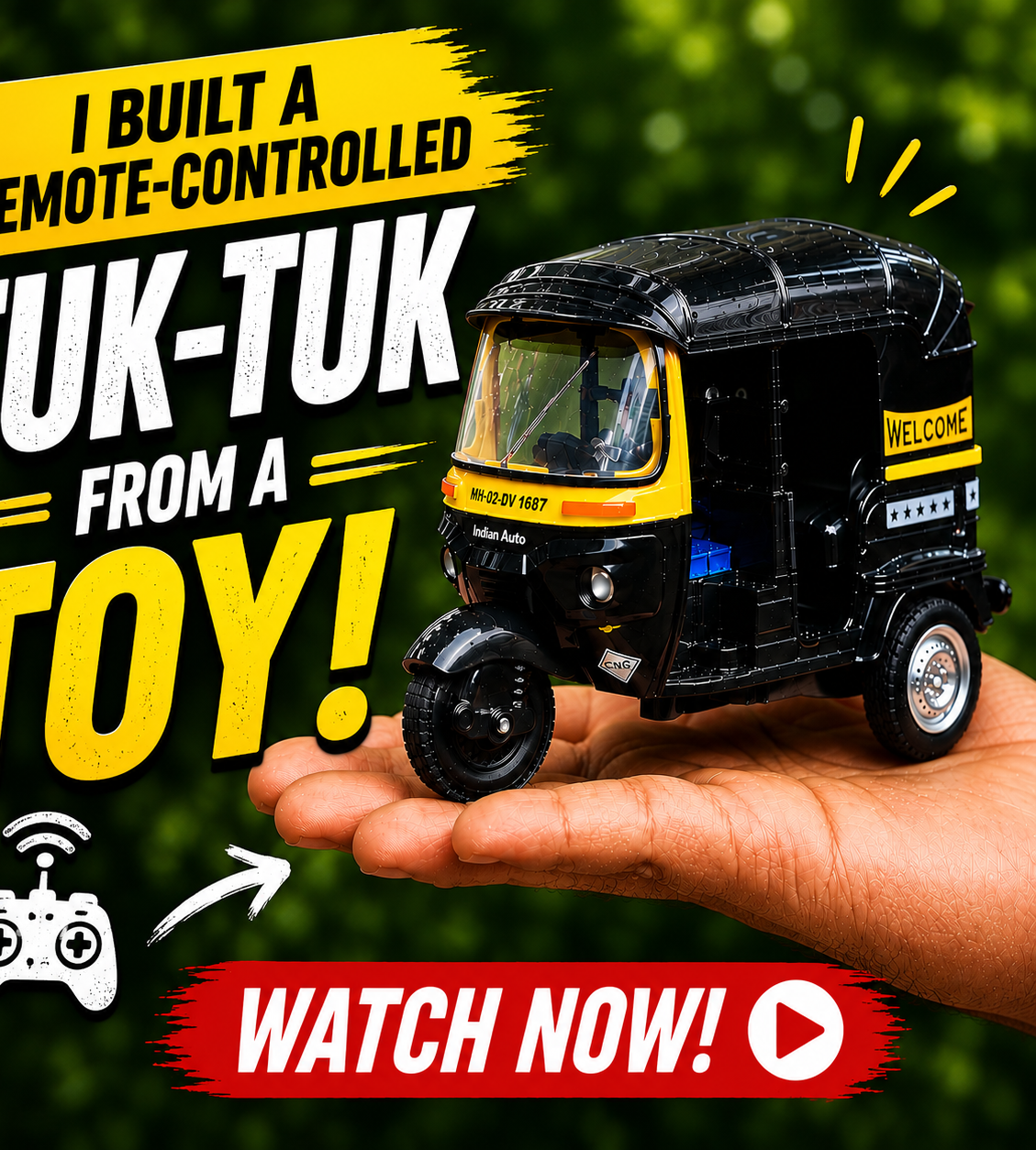 Remote Controlled Autorickshaw ( Tuk Tuk ) From Toy