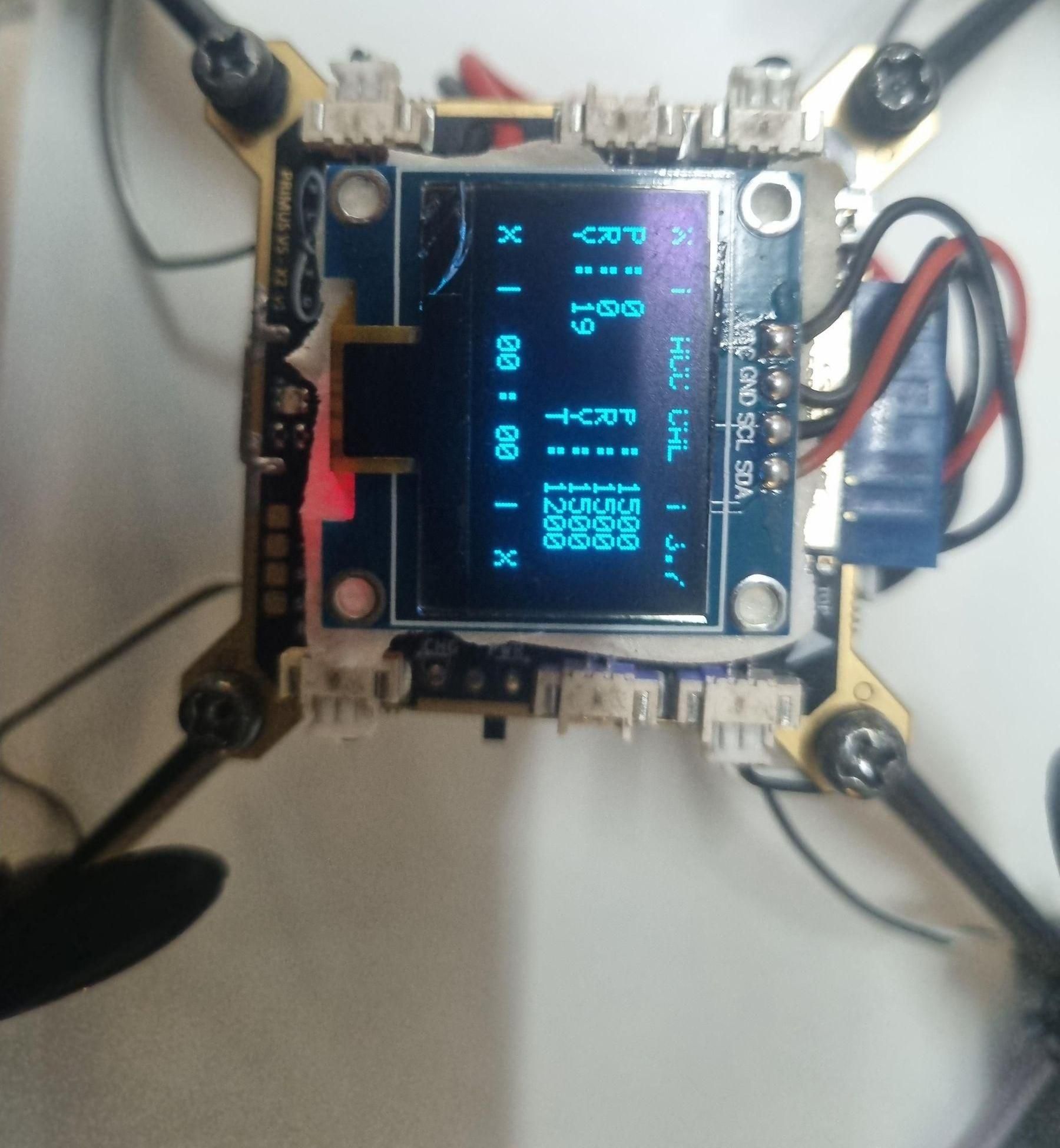 DIY Digital Compass Using Pluto Drone Magnetometer and OLED Display