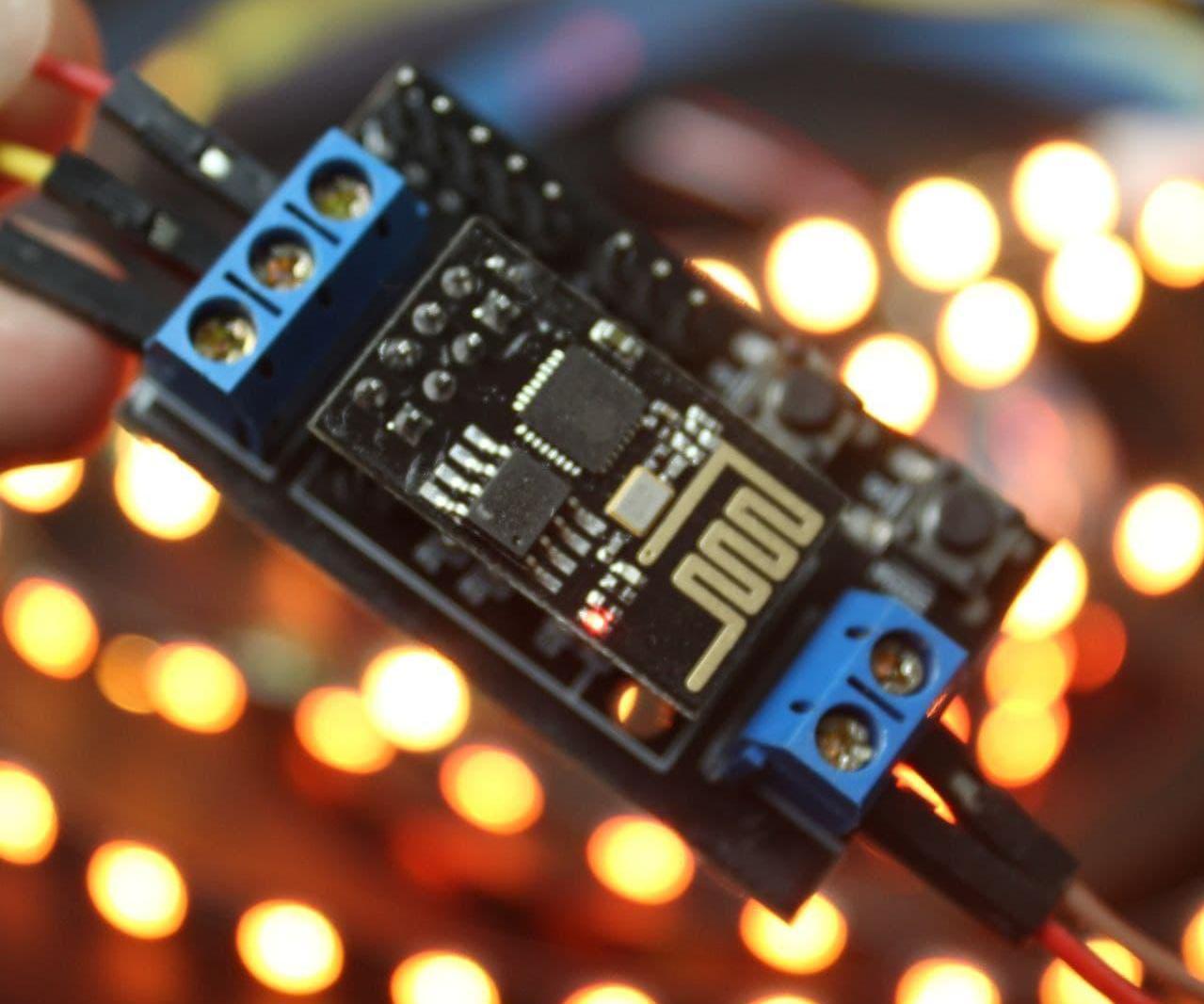 How to Controls WS2812B Using ESP-01 Arduino (ESP8266)