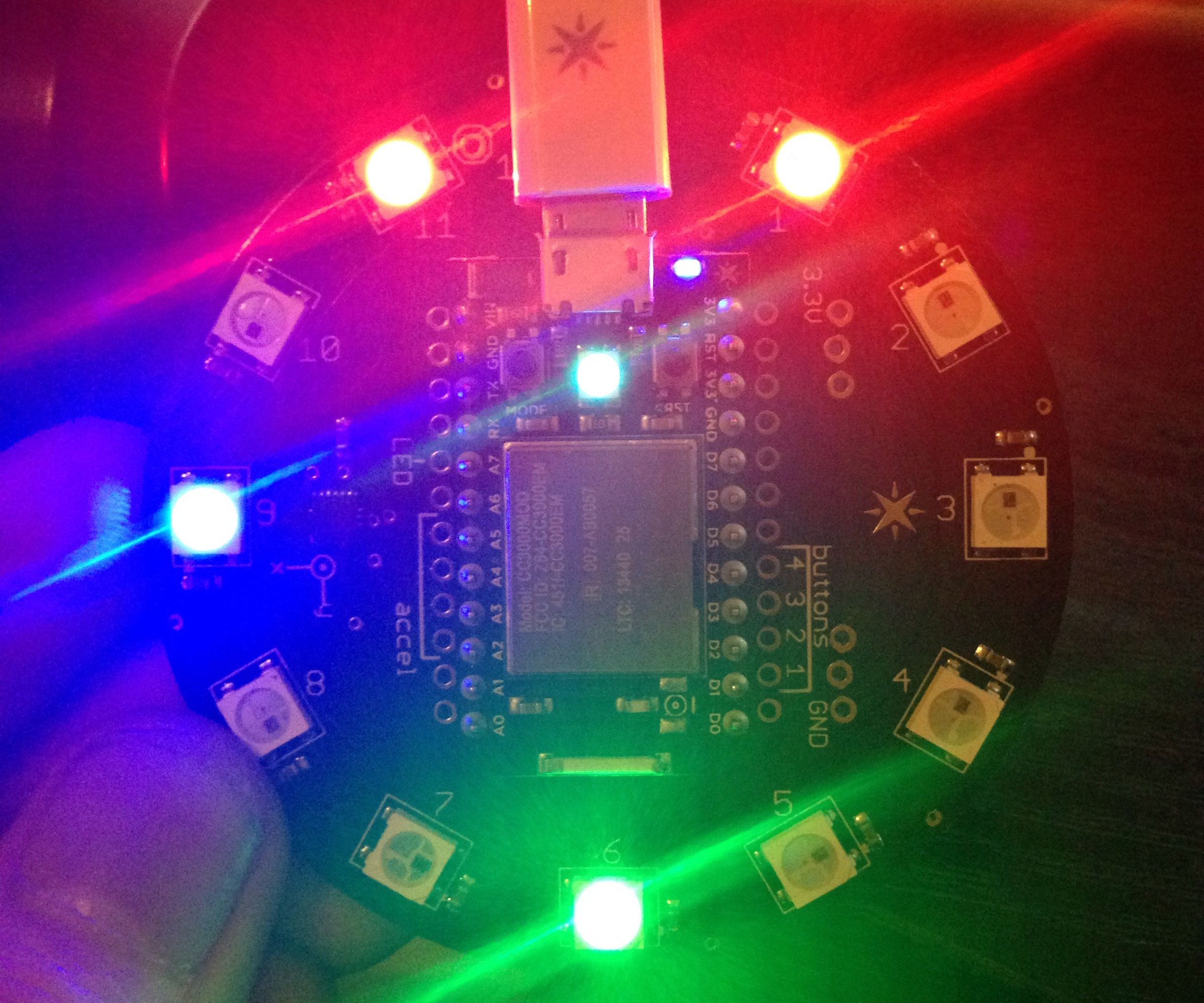 Spark Core Light Clock