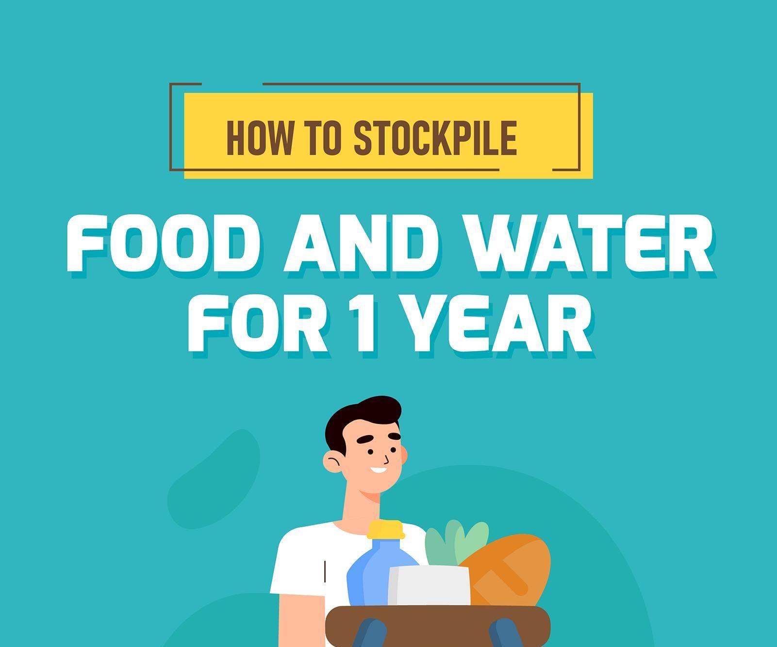 How to Stockpile Food and Water for 1 Year