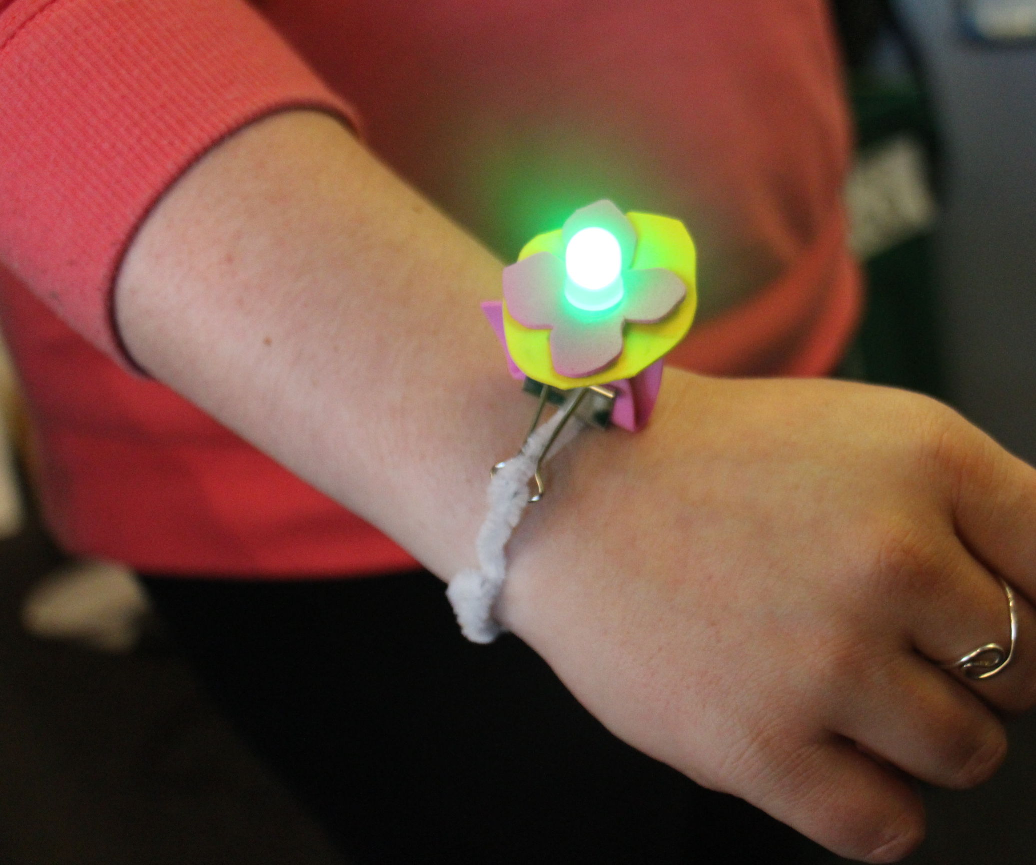 LED Pipe Cleaner Bracelet