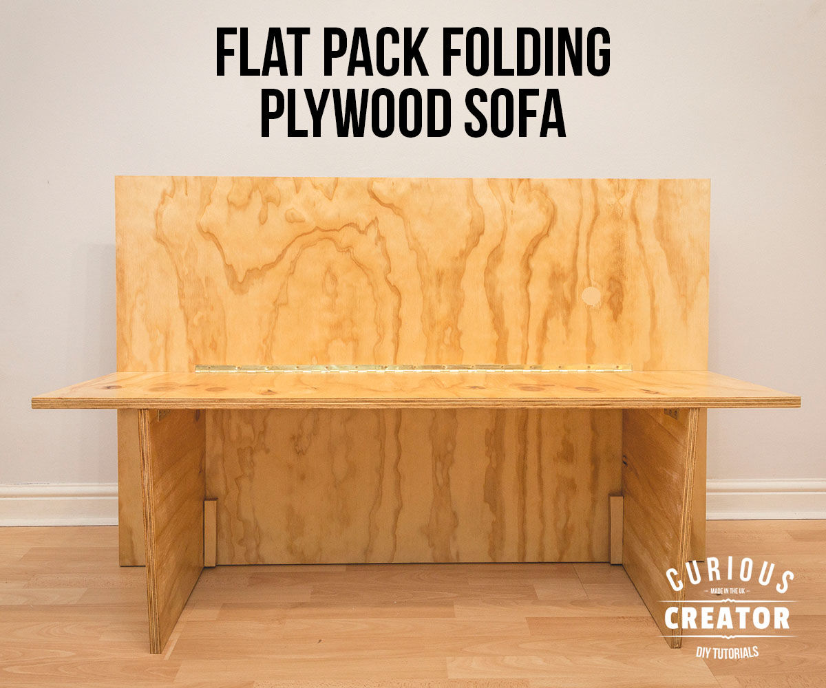 Flat Pack Folding Plywood Sofa