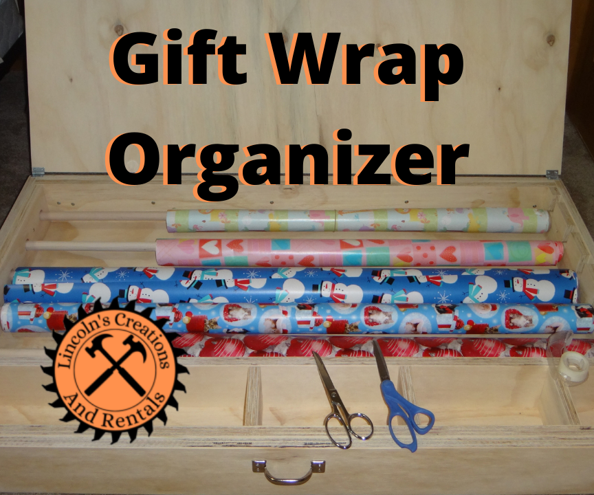 Gift Wrap Organizer (Plywood)