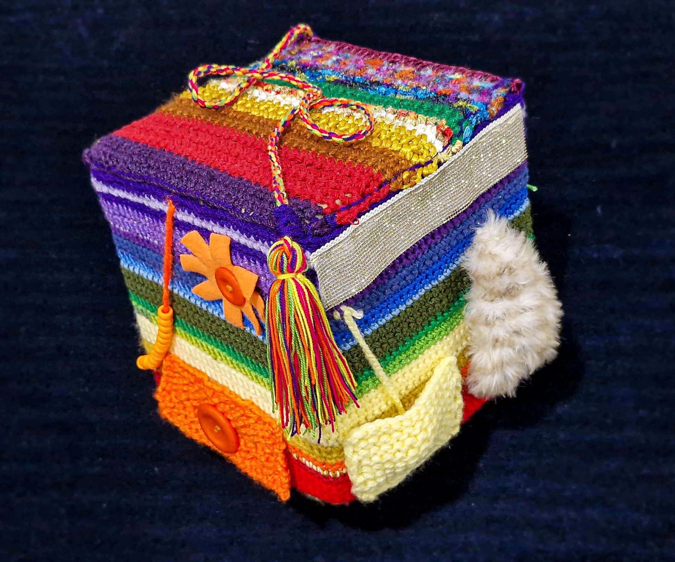 Interactive Rainbow Sensory Cube
