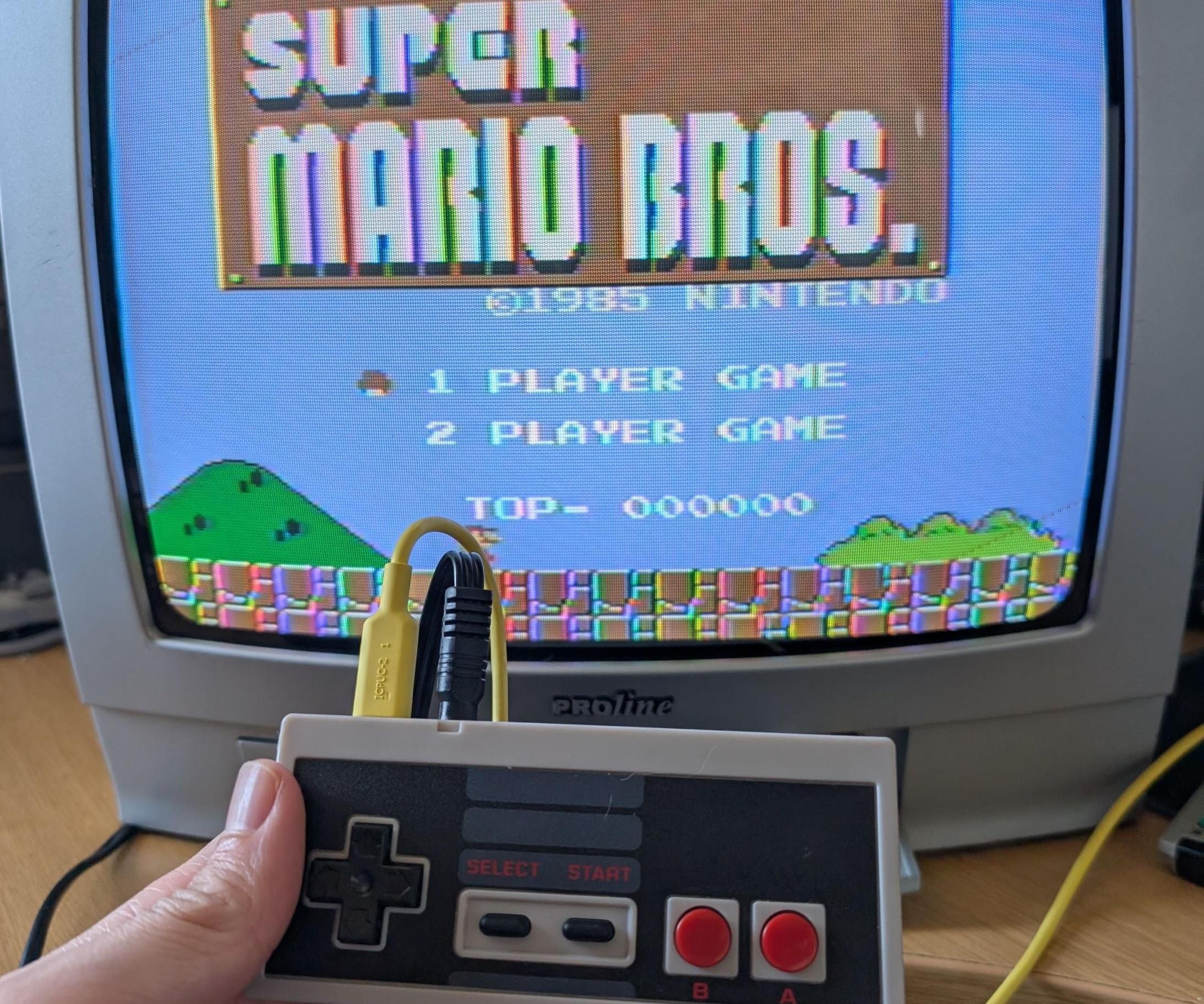 NESP32 AV - Play Retro Games From a NES Controller