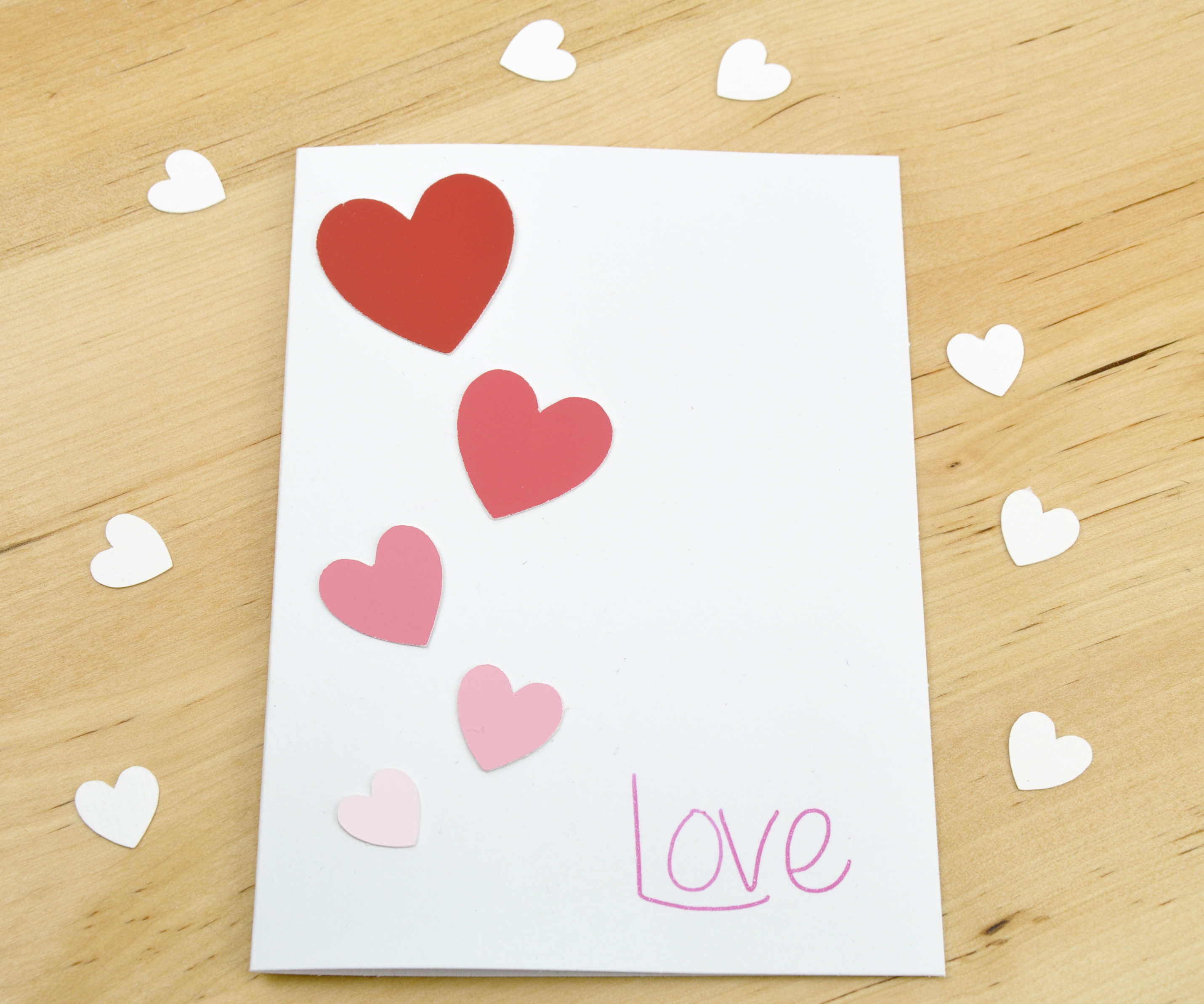 Ombre Paint Chip Valentine