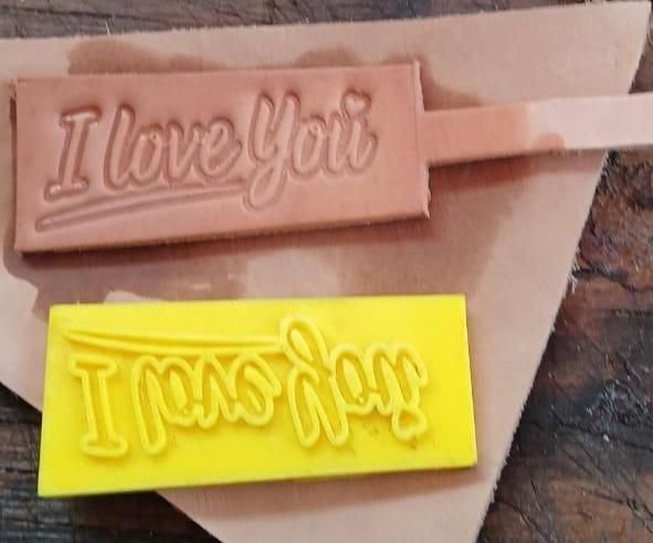 How to Make and Stamp Leather Keyrings With a 3d Printed Stamp