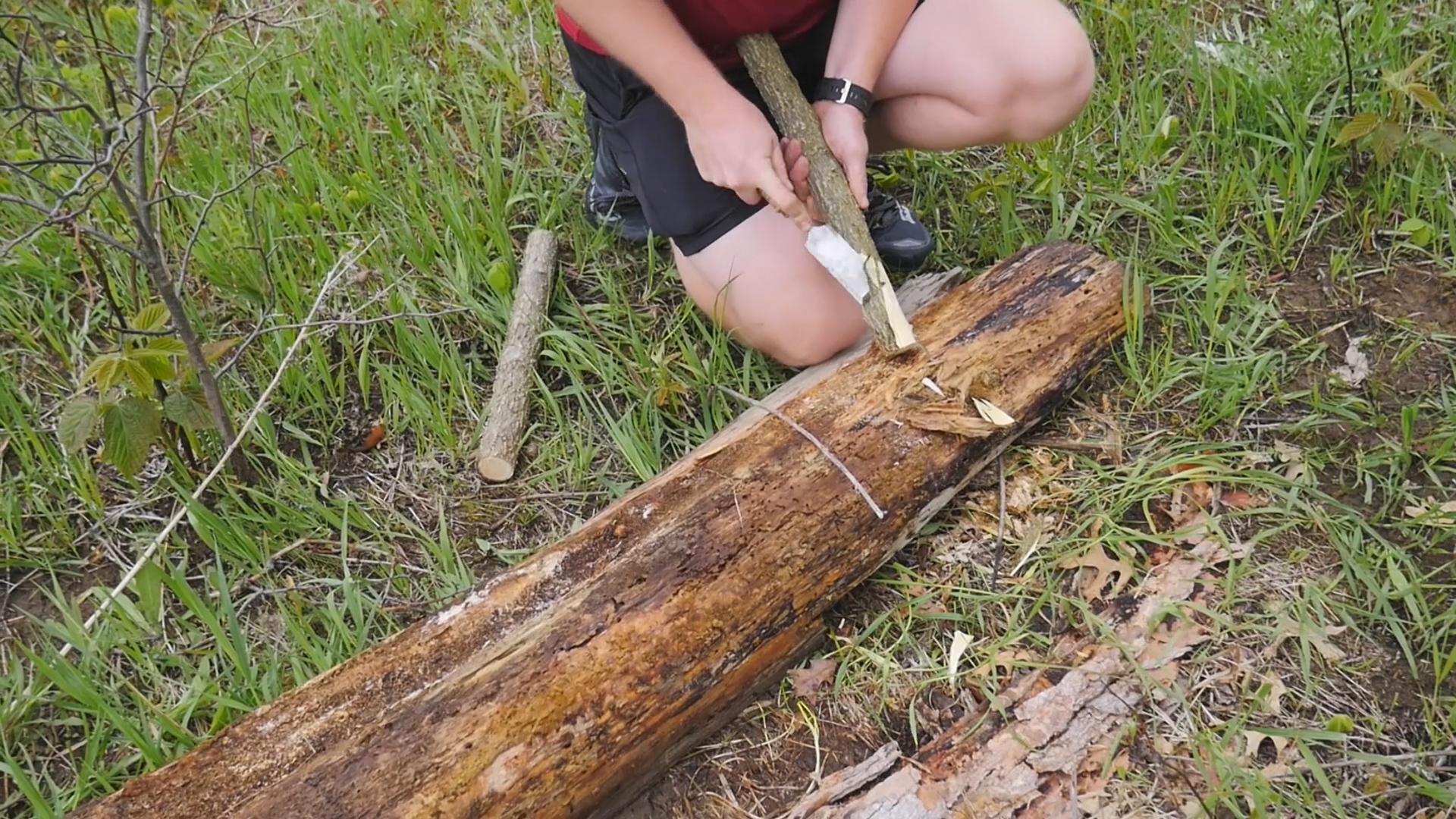 Making a Bench In The Woods With Basic Tools How To Woodworking Project.mp4.00_01_53_02.Still006.jpg