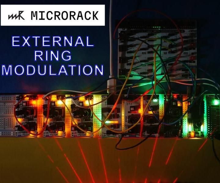 Microrack Modular Synth: Ring Modulation With LogicBoard From MH-EDU-Electronics