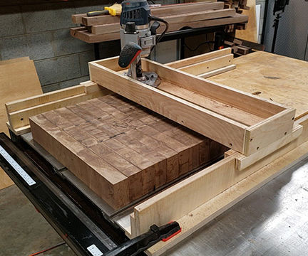 How to Make a Router Sled to Flatten Slabs