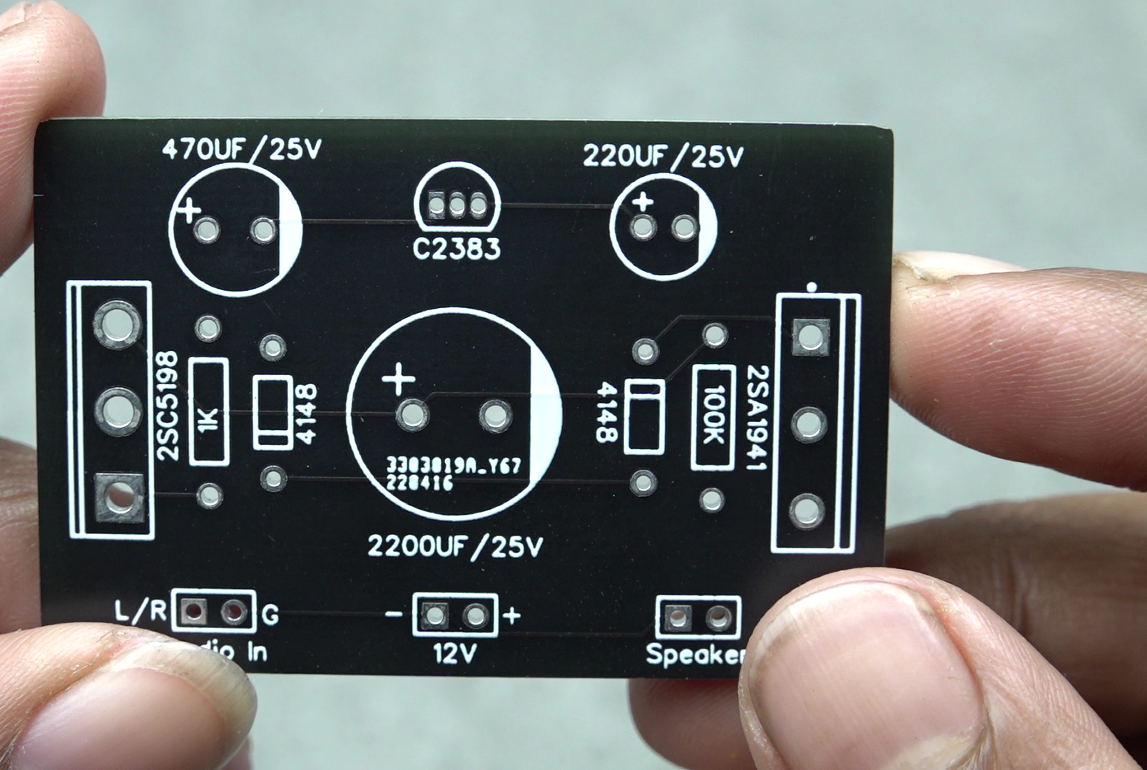 DIY Powerful Amplifier Using 2SC5198 and 2SC1941 Transistor