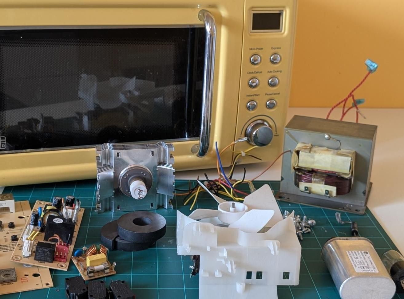 Disassembling a Microwave Safely (and Busting Some Myths)