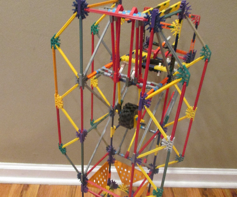 Two Ball Flipper- a K'nex Ball Machine Element