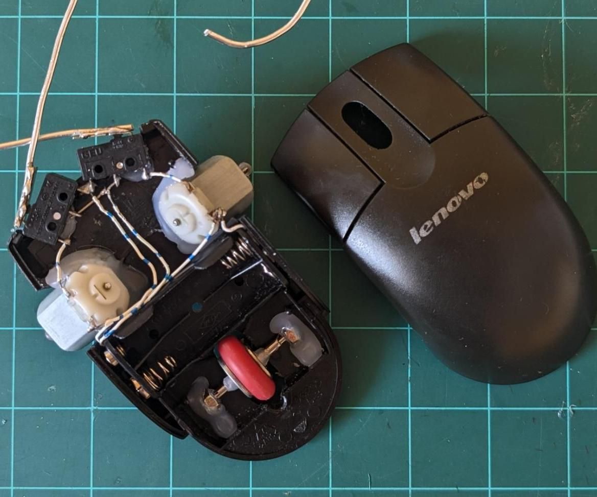 Obstacle Avoiding Robot (Beetlebot) Using a Computer Mouse