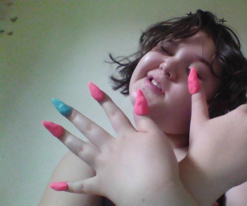 Play-Doh Fake Nails