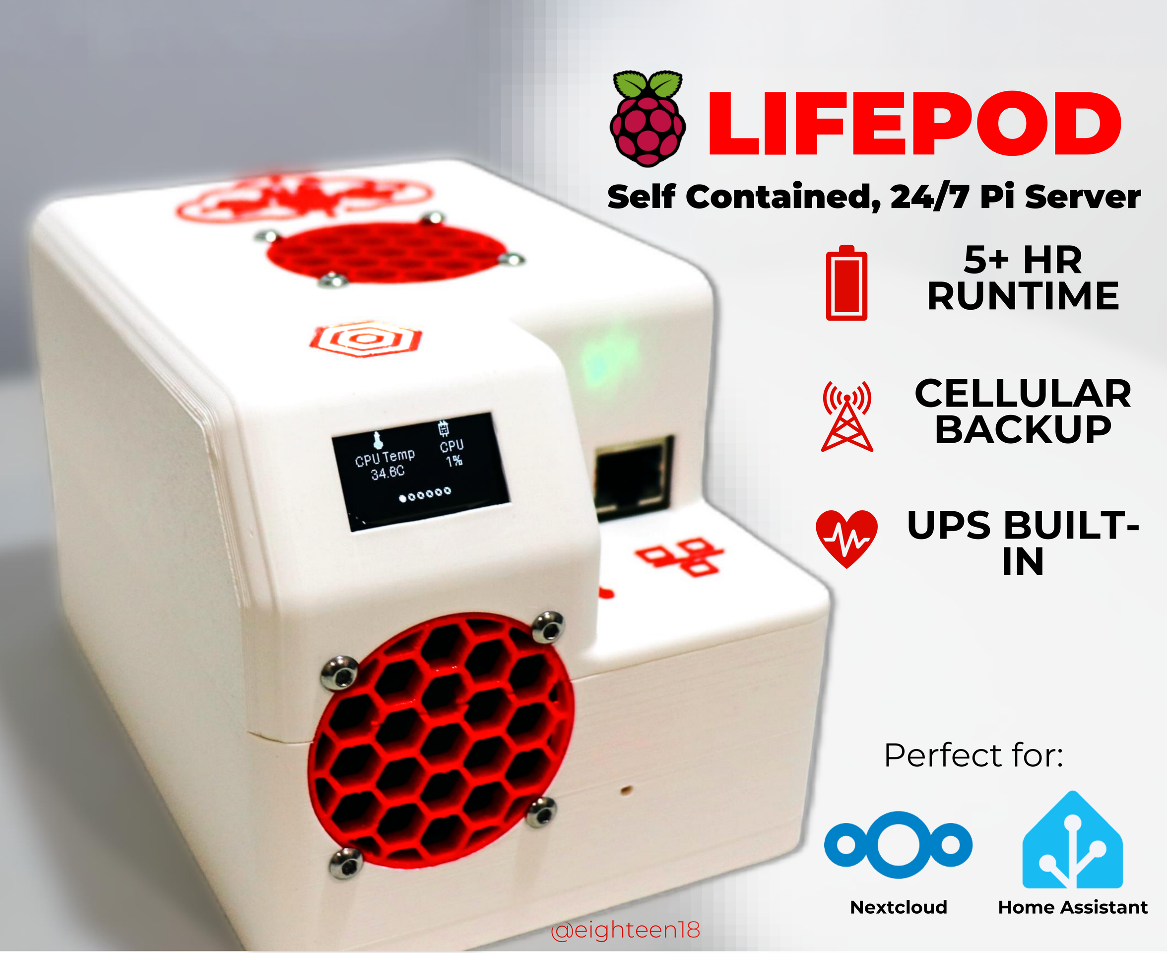 Lifepod: a Self Contained, 24/7 Server