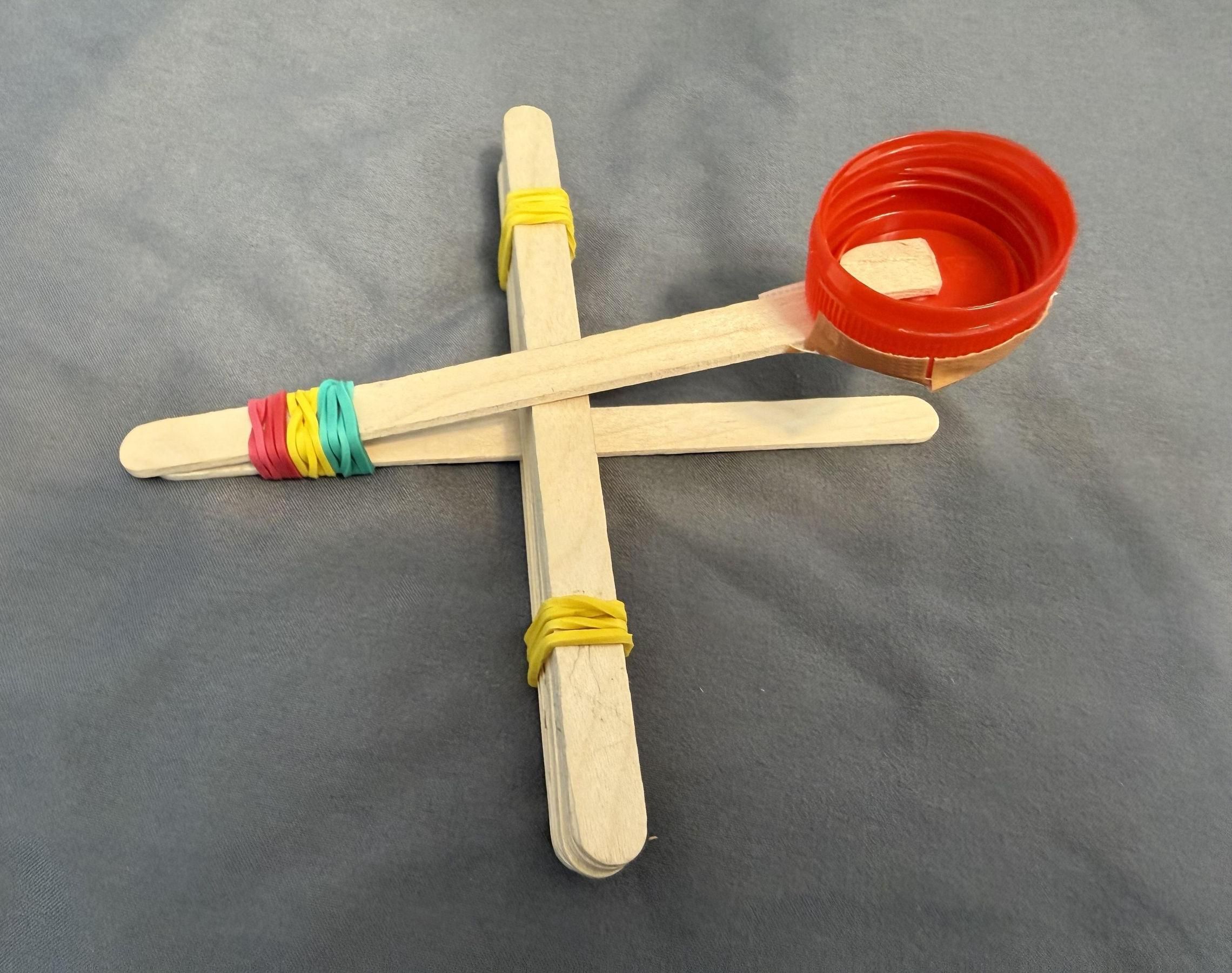 The Heavy Hitter Popsicle Stick Catapult (Upgraded Firing Power)