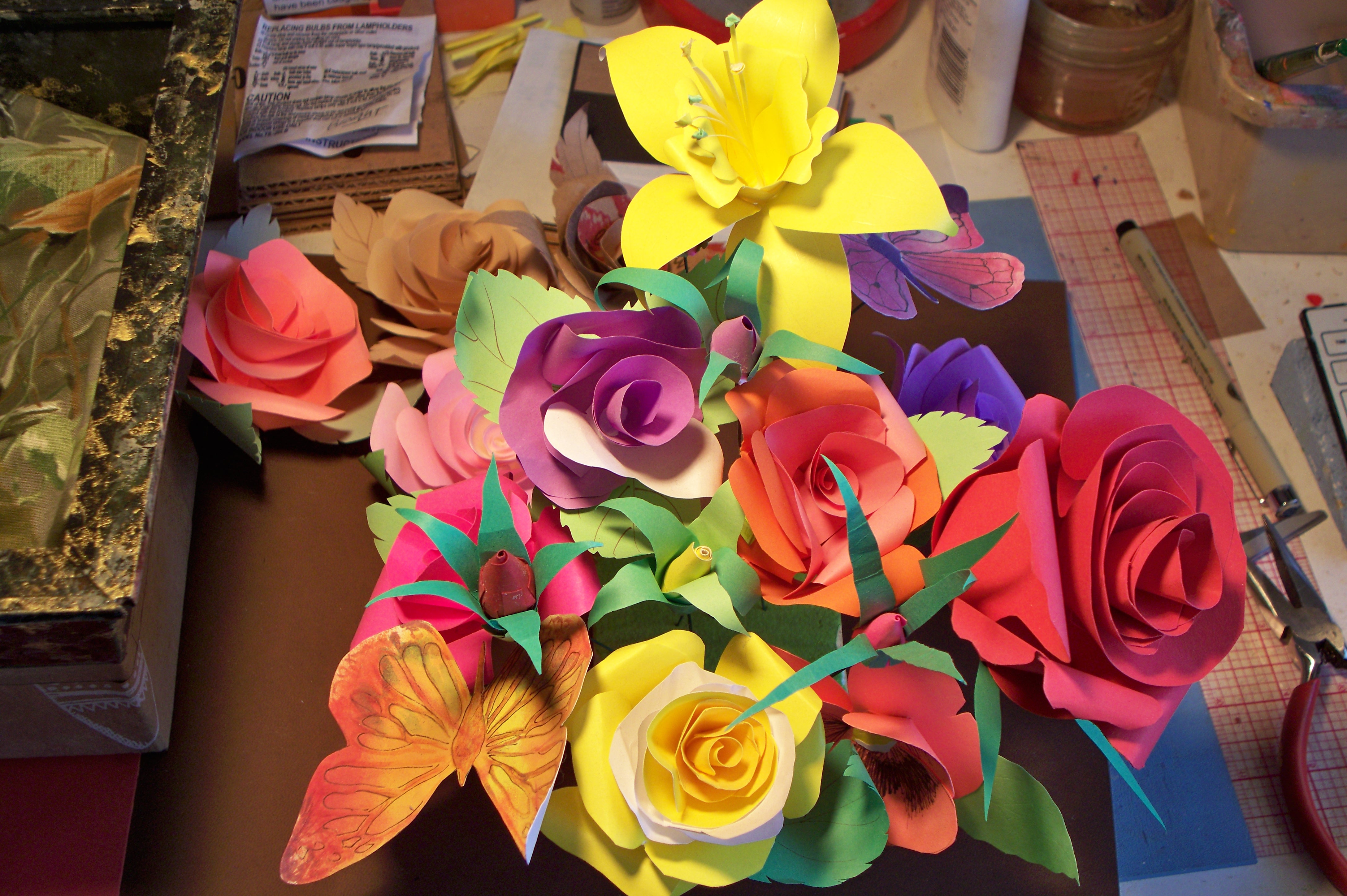 How to Make Paper Roses