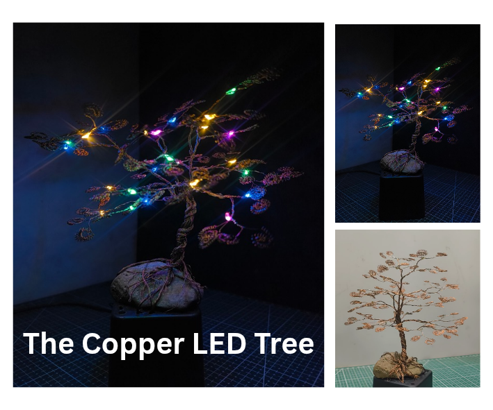 The Copper LED Tree