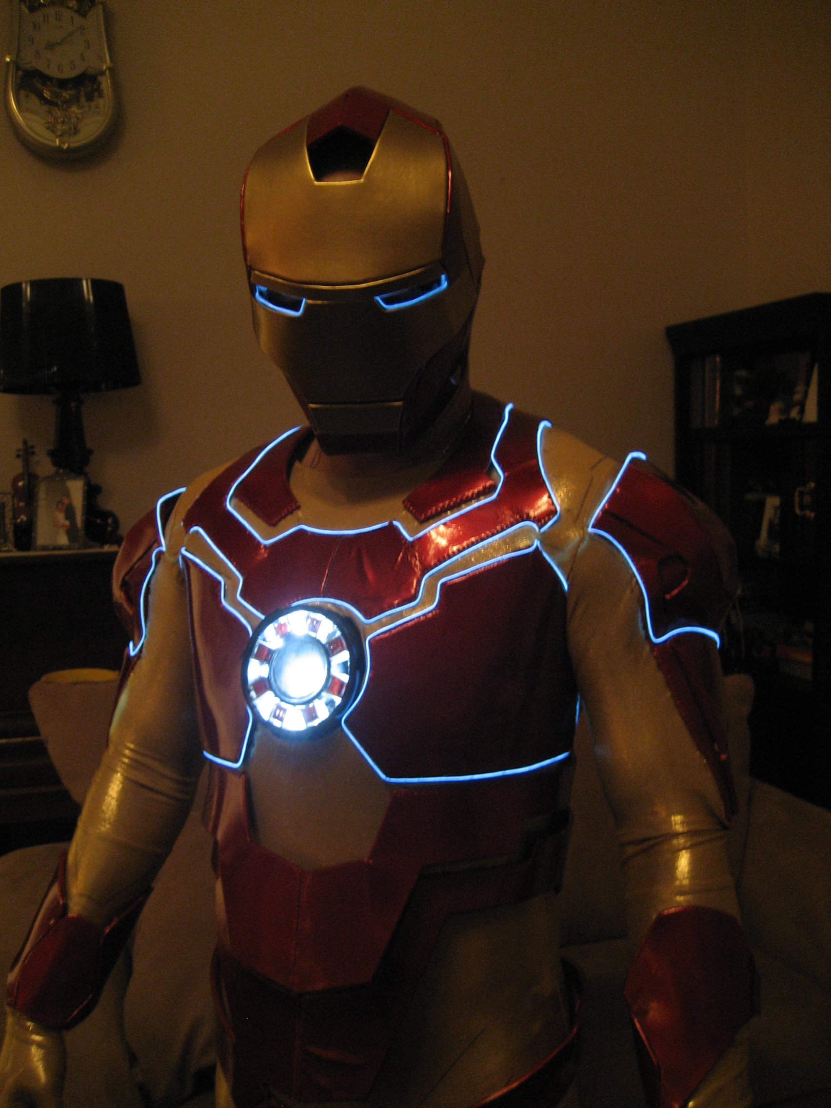 How to Make an Ironman Costume Using the Vinyl and Foam Method!