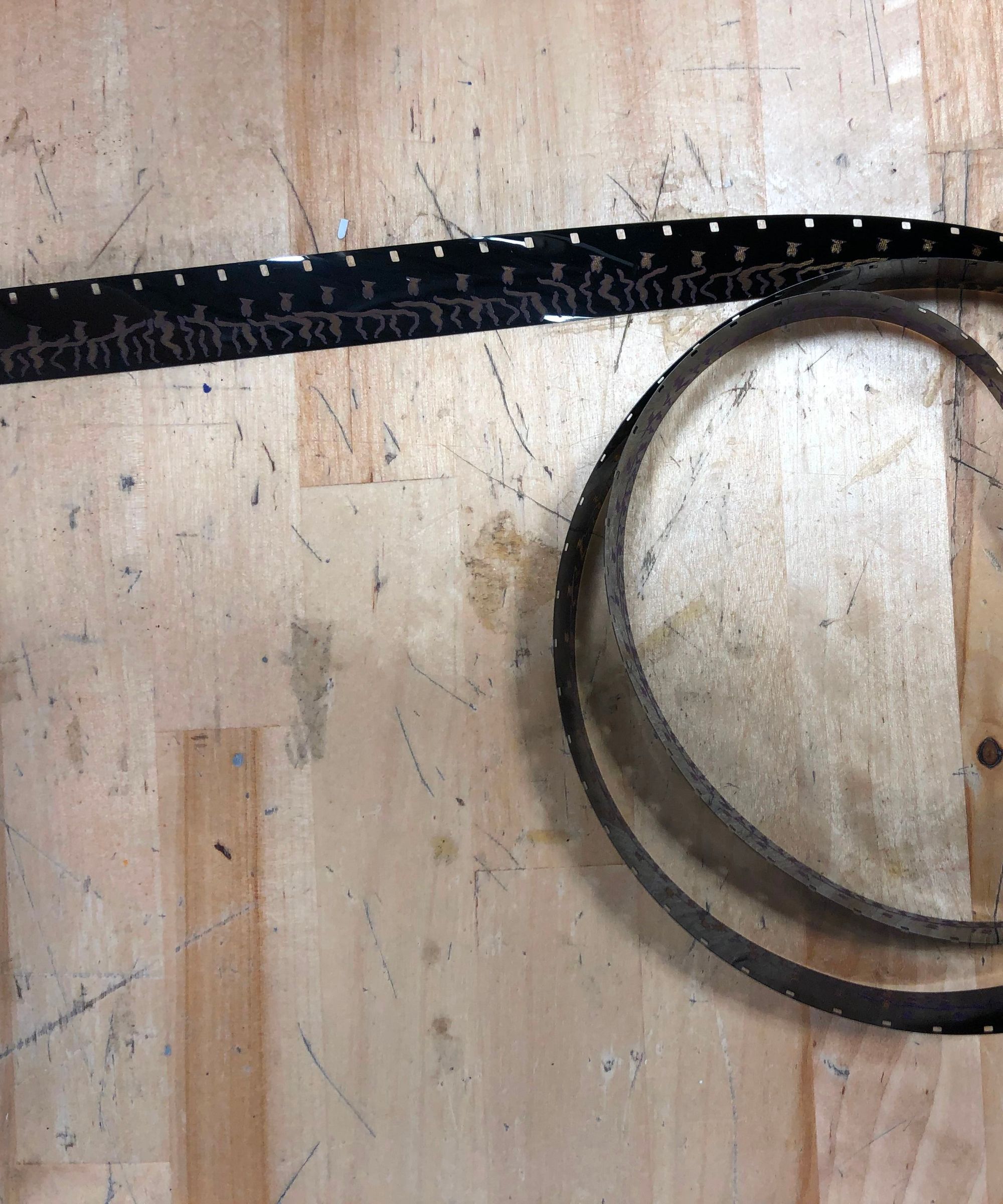 Laser Etched 16mm Film Animation 