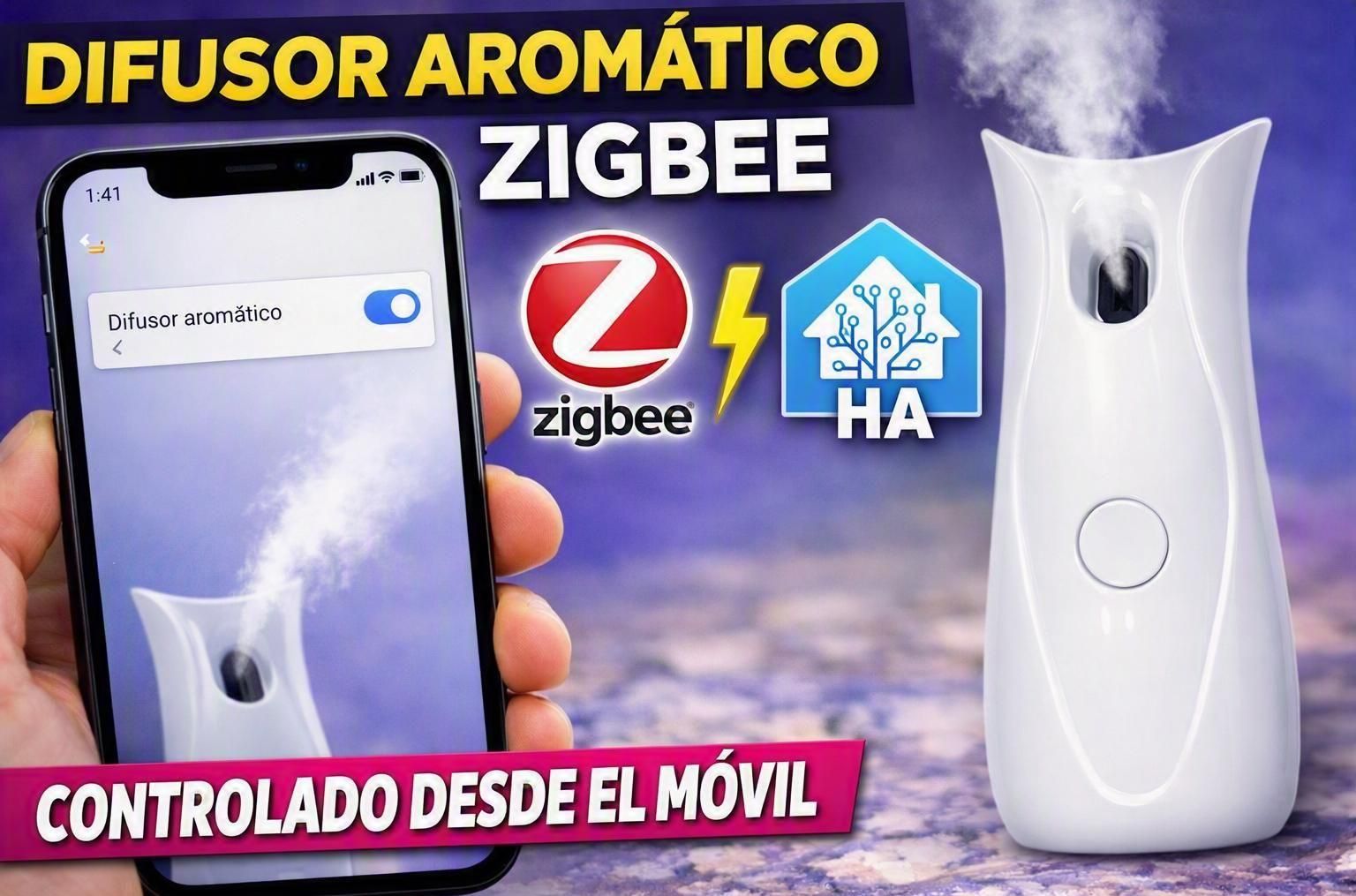 DIY Difusor Aromático Zigbee (CC2530 + PTVO + Home Assistant)