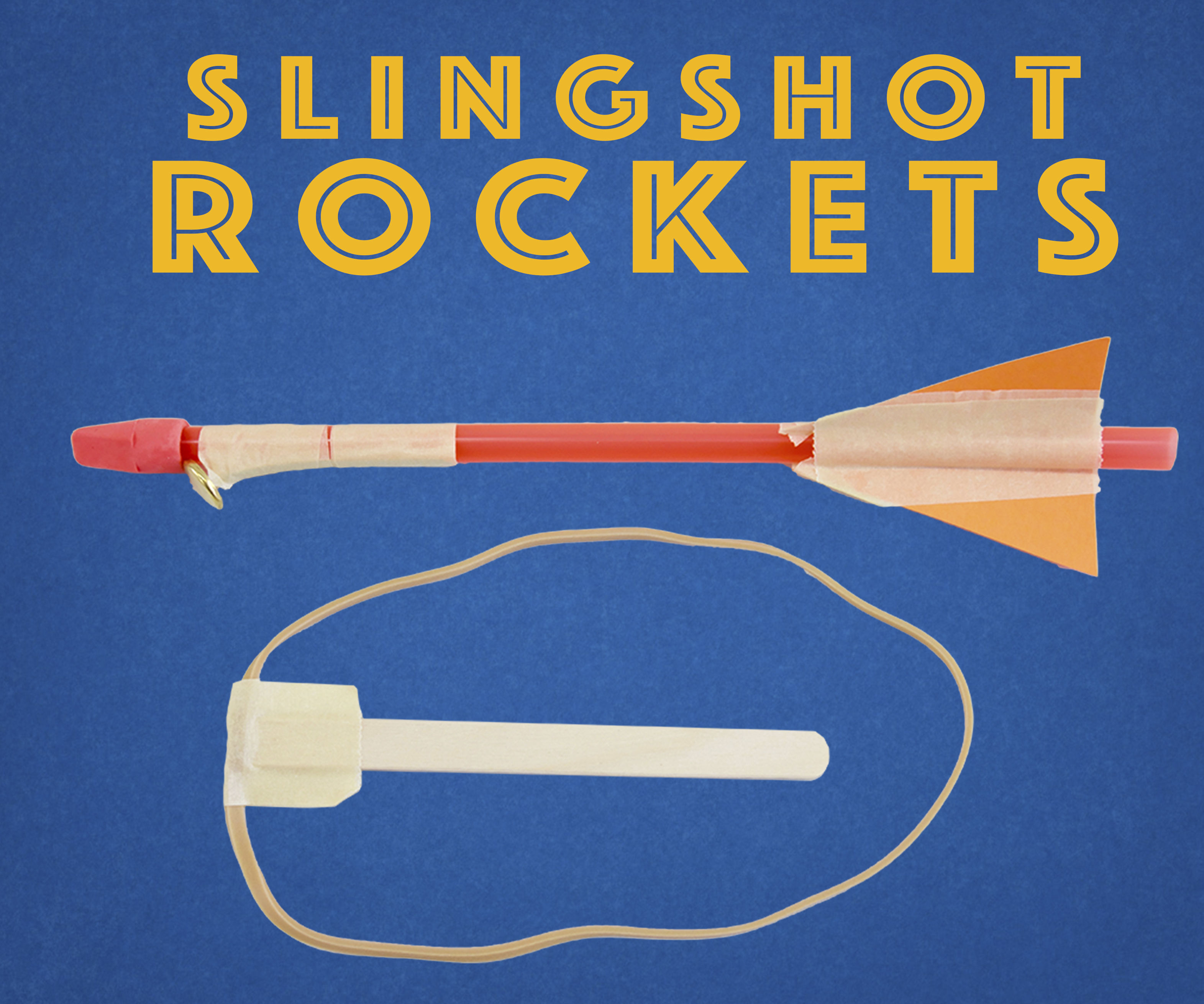 Slingshot Straw Rockets - Engineering Projects for Kids