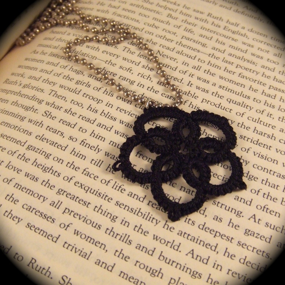 Learn Needle Tatting With My Flower Pendant