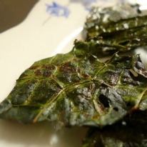 Crispy Kale Chips- 'Dino Style'