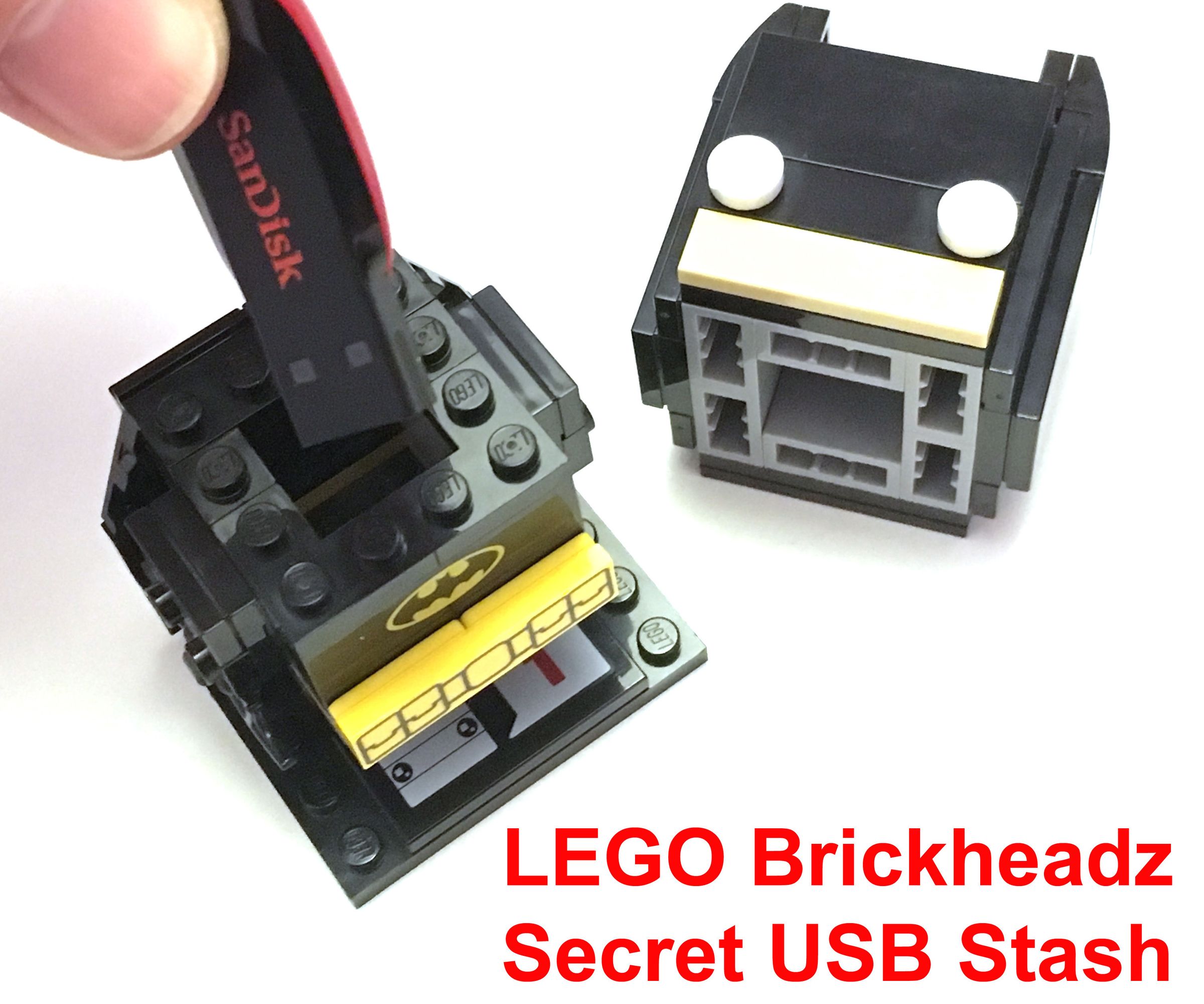 LEGO BRICKHEADZ Secret Stash (for USB, Keys, Etc.)