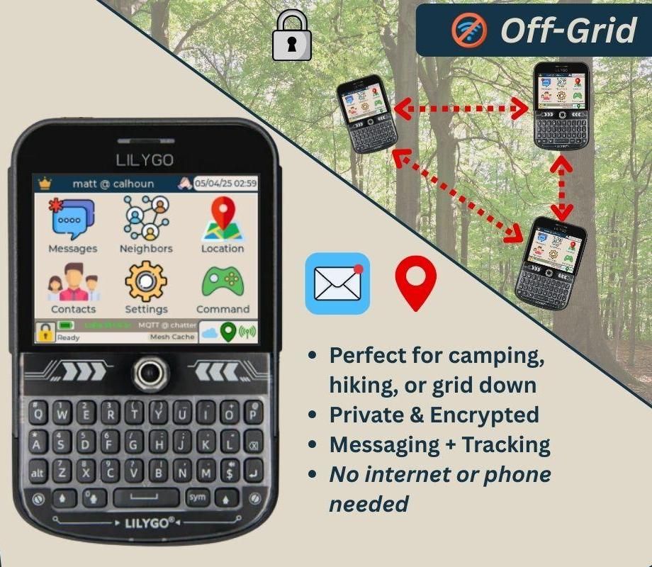 Easy Off-Grid Texting & Tracking With Lilygo T-Deck Plus