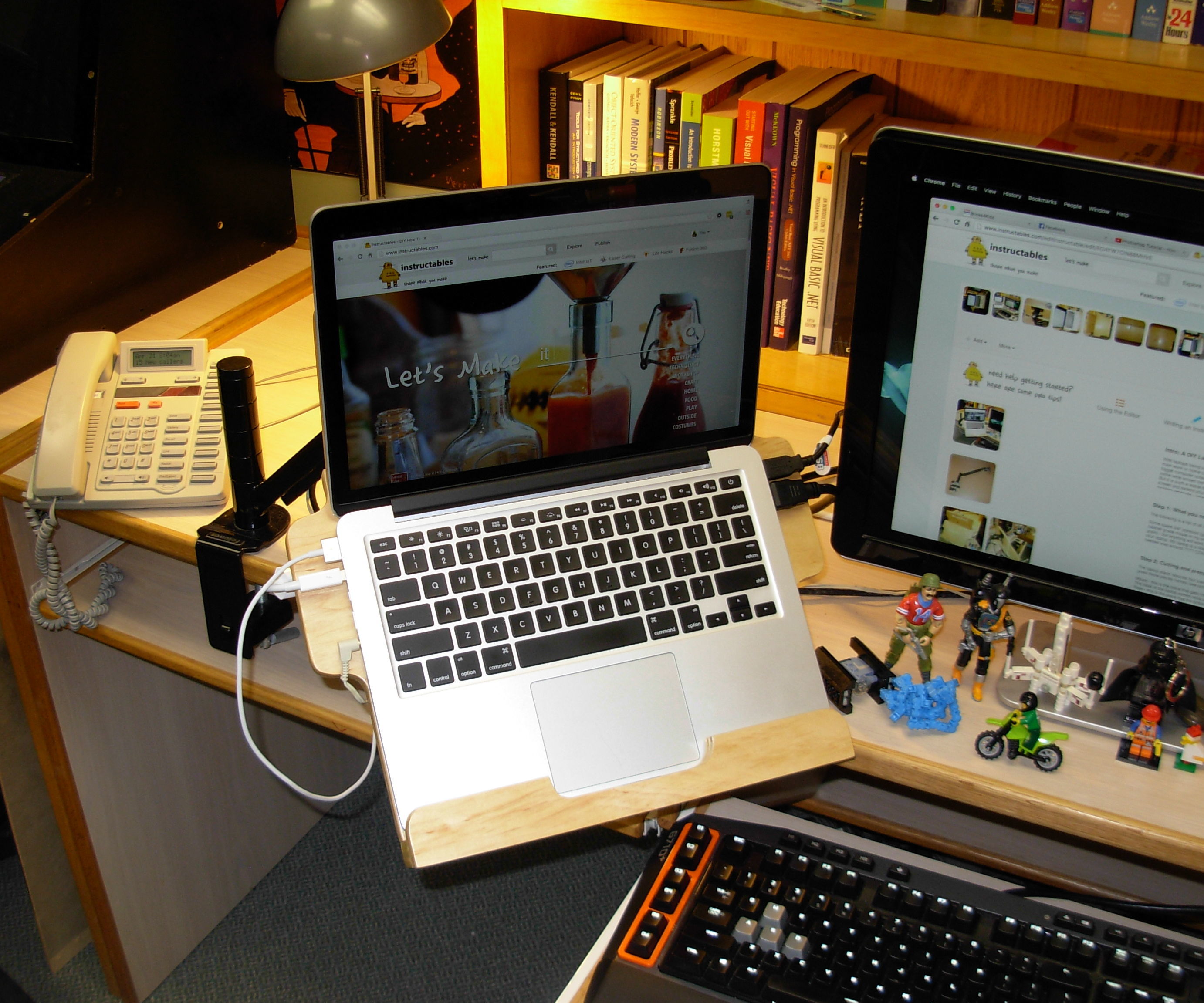 A DIY Laptop Rack