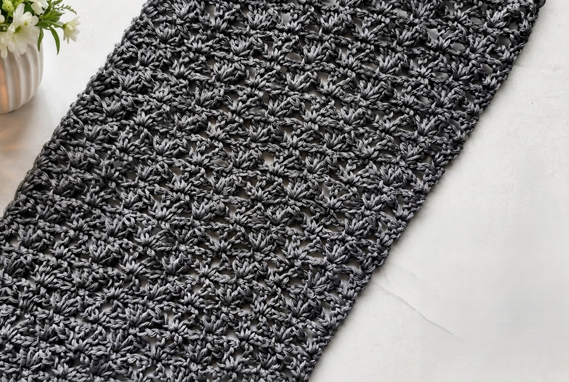 Simple and Elegant Crochet Table Runner Pattern