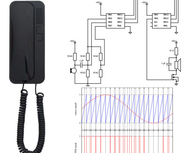 How to Make an SPI Digital ISDN Telephone Handset 