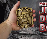 Making a Foam Judge Dredd Badge