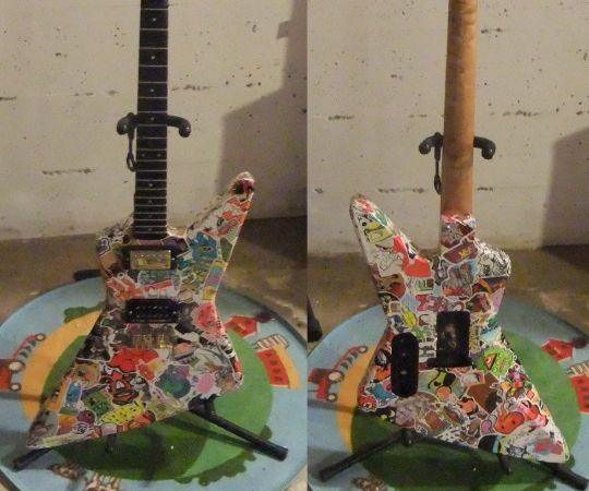Sticker Bomb Guitar!
