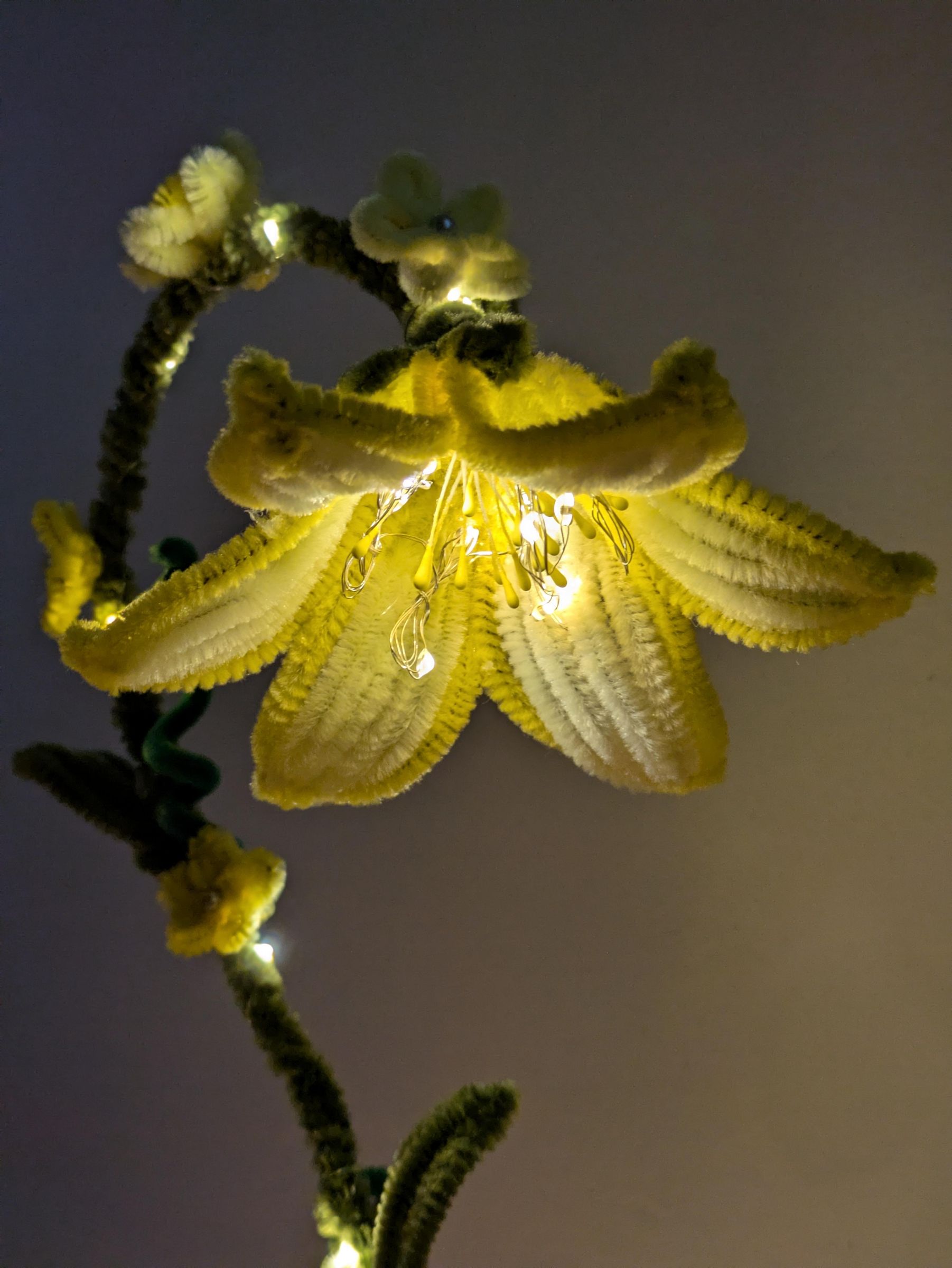 Yellow Lily Fairy Night Lamp