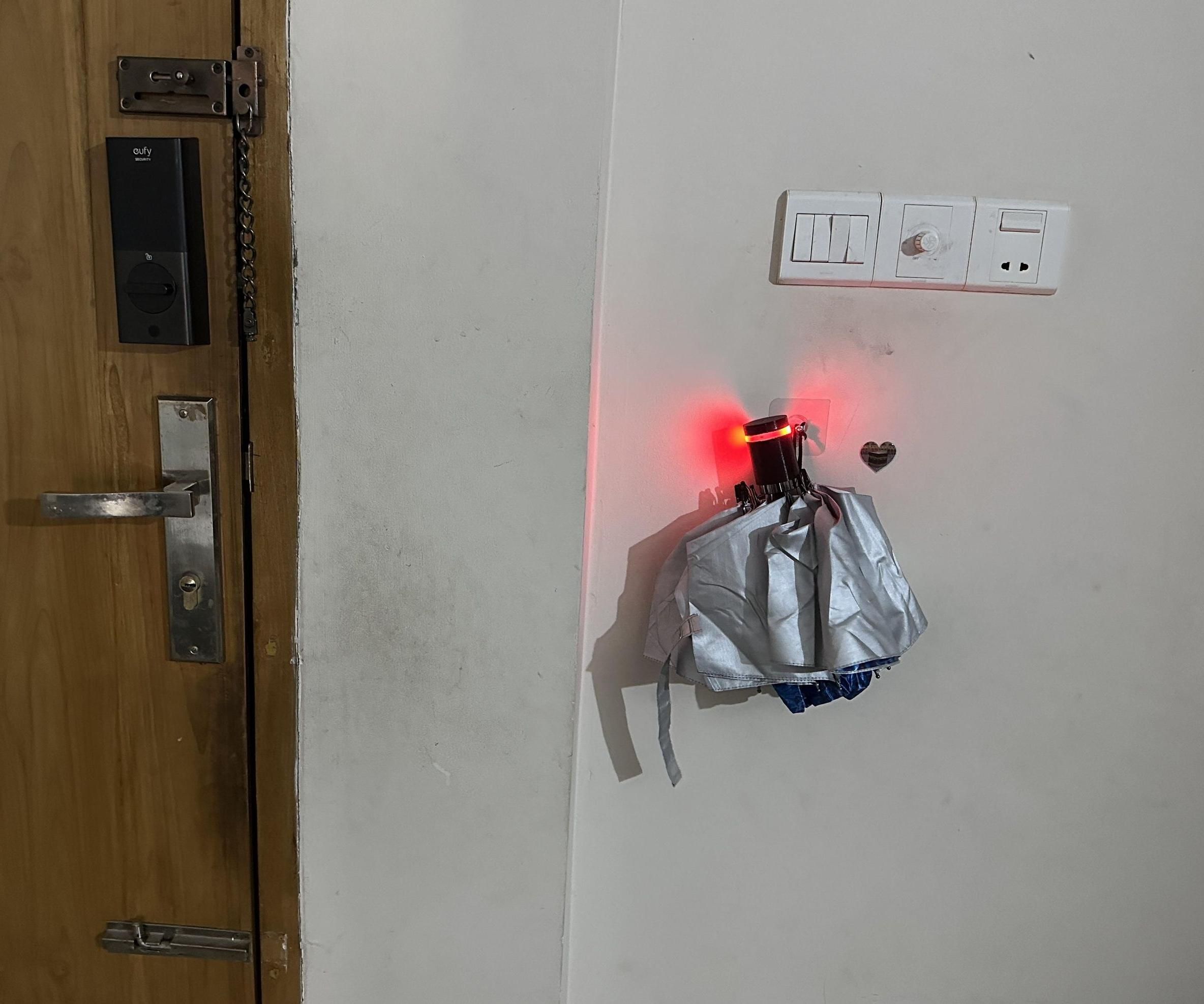 RainGlow: Make Your Umbrella Smarter With an LED Rain Alert