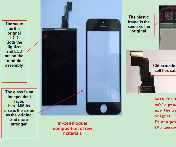 IPhone 5 Series China Made In-cell Technological Analysis