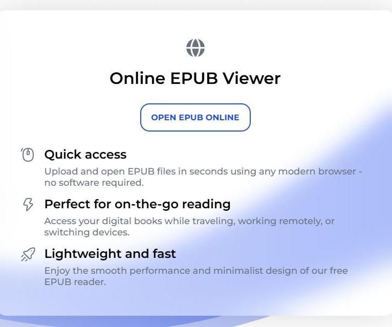 How to Open EPUB Files Online